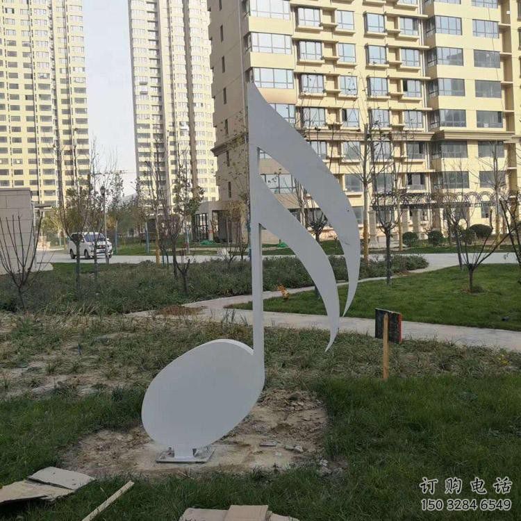 鋼管樂(lè)譜雕塑
