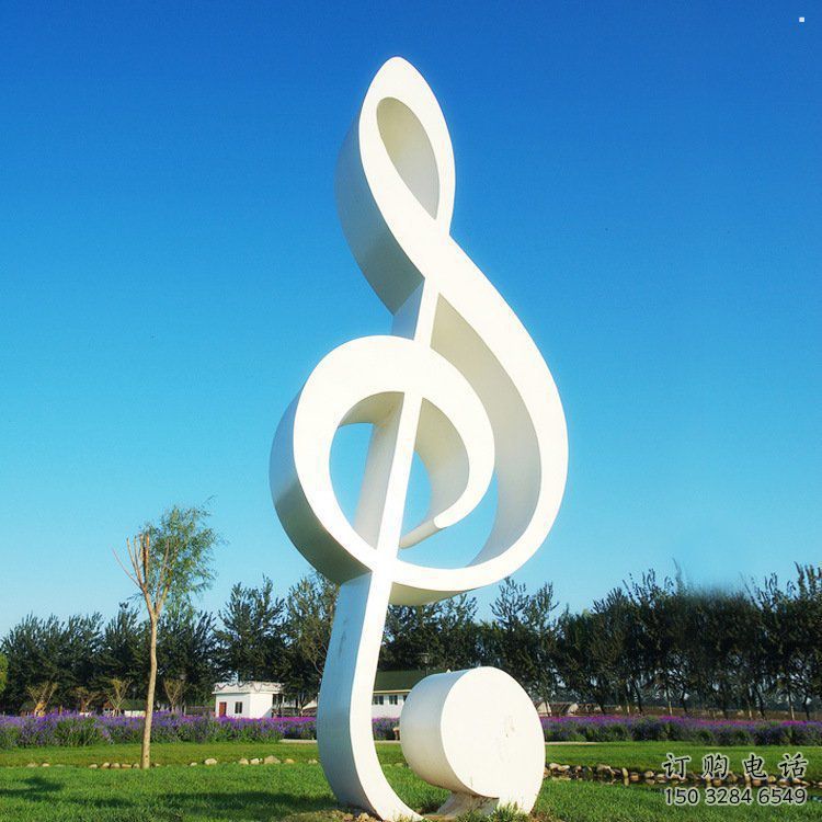 音樂(lè)符號(hào)雕塑定價(jià)，景觀雕塑，園林音樂(lè)雕塑擺件批發(fā)