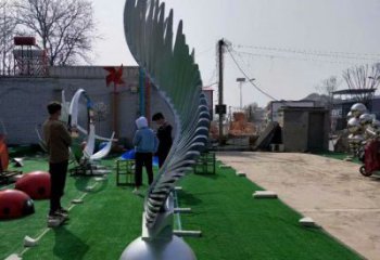室內鳳尾雕塑