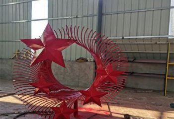 鏤空鳥翅雕塑承接，城市裝飾，大型不銹鋼鳥翅雕塑生產(chǎn)商