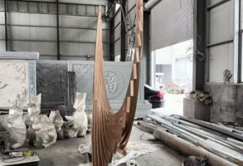 鋼鑄羽翼雕塑定價(jià)，街頭雕塑，烤漆不銹鋼羽翼雕塑定價(jià)