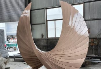 羽翼雕塑工廠優(yōu)選，城市裝飾，景觀不銹鋼羽翼雕塑供給
