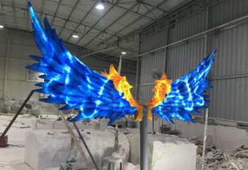 羽翼雕塑供給，美陳雕塑，不銹鋼羽翼雕塑廠