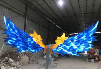 羽翼雕塑觀賞型，公園小品，不銹鋼羽翼雕塑常用