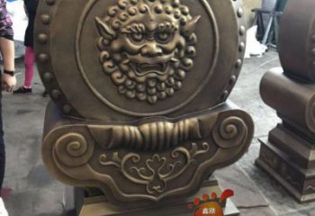 抱箍雕塑制造商，城區(qū)小品，銅抱箍雕塑制作定制