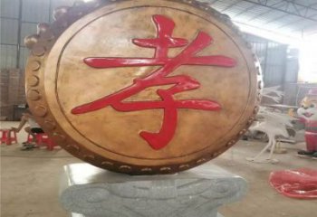 景觀鑼鼓雕塑定做，小區(qū)擺件，不銹鋼鑼鼓雕塑制作