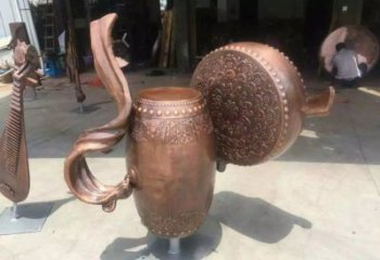 銅鼓雕塑專供，美陳雕塑，社區(qū)銅鼓雕塑預(yù)定