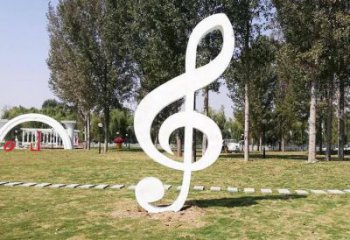 音樂符號雕塑精選，歐式風(fēng)格，藝術(shù)音樂符號雕塑指用