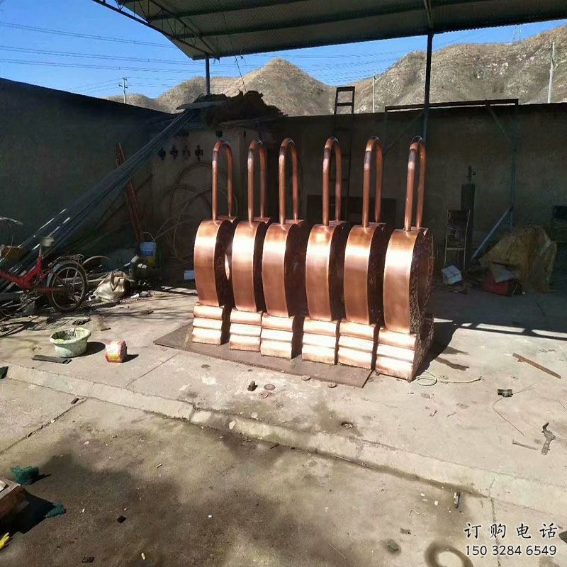 廣場鎖子雕塑供需，廣場雕塑，玻璃鋼鎖子雕塑定制