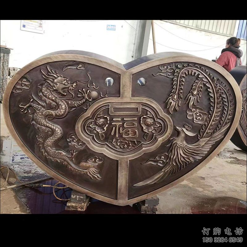 烤漆鎖子雕塑制造商，室外軟裝，景觀鎖子雕塑制作