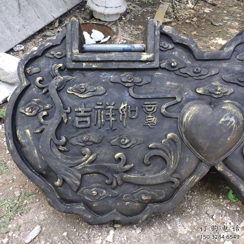 主題鎖子雕塑供給，中式工藝，鎖子雕塑精品