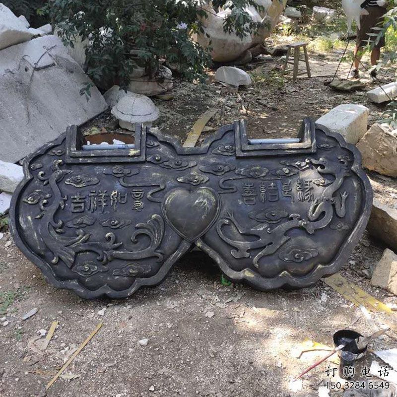 室外銅鎖子雕塑展品，公園小品，城市銅鎖子雕塑供需