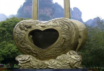 藝術(shù)同心鎖雕塑承接，景區(qū)案例，公園鎖子雕塑定制