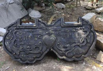 室外銅鎖子雕塑展品，公園小品，城市銅鎖子雕塑供需