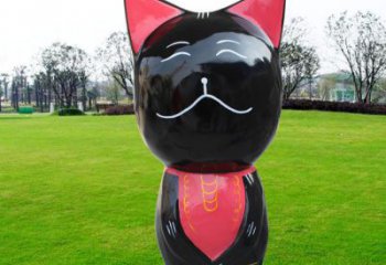 梧州廣場(chǎng)小貓雕塑，動(dòng)物擺件，仿古工藝