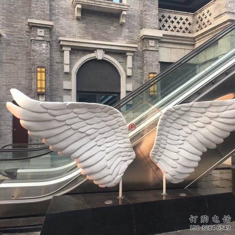 長安景觀鳥翅雕塑制造，歐式風(fēng)格，不銹鋼鳥翅雕塑定價(jià)