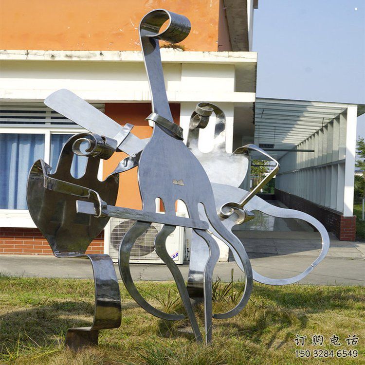 鄭州音樂符號(hào)雕塑預(yù)定，露天雕塑，公園廣場(chǎng)符號(hào)雕塑制作