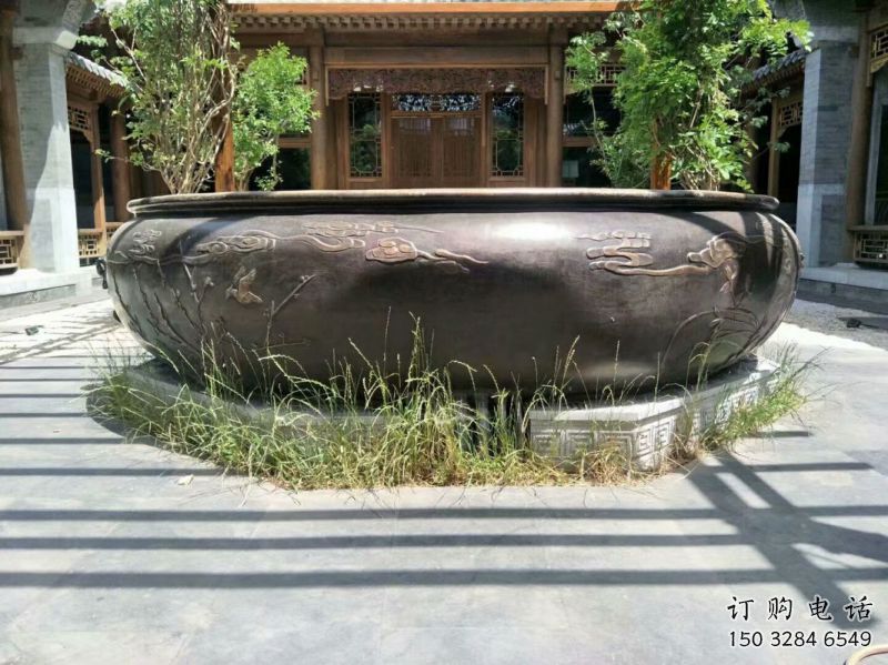 開(kāi)封鑄銅缸雕塑加工 開(kāi)封鑄銅缸雕塑加工