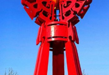 大慶精神堡壘火球雕塑，城市建筑雕塑，創(chuàng)意藝術設計