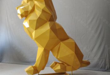 四平獅子雕塑服務商，動物雕塑，不銹鋼獅子雕塑制作
