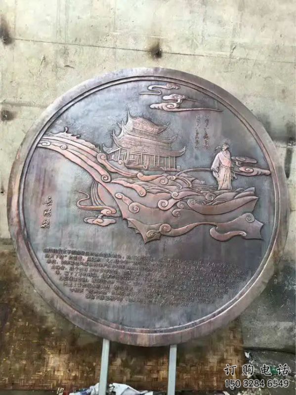 常州純銅浮雕專(zhuān)供，城堡雕塑，城堡浮雕生產(chǎn)廠家