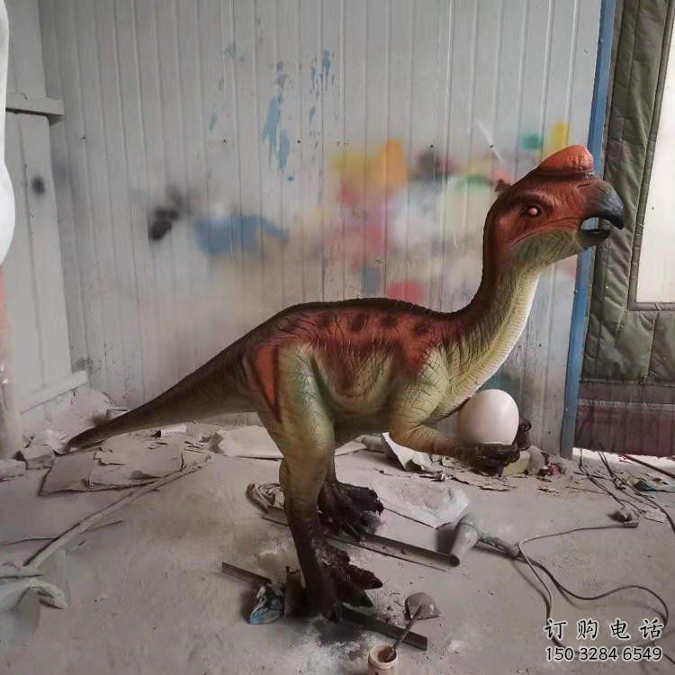 西湖抽象恐龍雕塑制造，動物雕塑，玻璃鋼恐龍雕塑展品