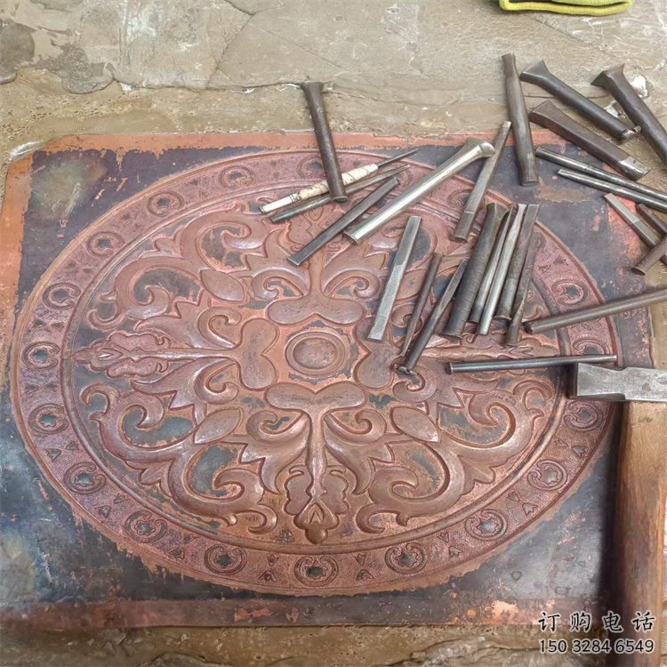 萍鄉(xiāng)花卉浮雕精品，鍛銅構(gòu)件，別墅花卉浮雕廠家