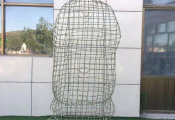 湟中鏤空孔子雕塑訂做，景區(qū)雕塑，鐵藝古代人物雕塑定價(jià)