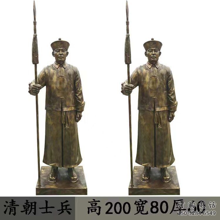 林芝庭院武士雕塑