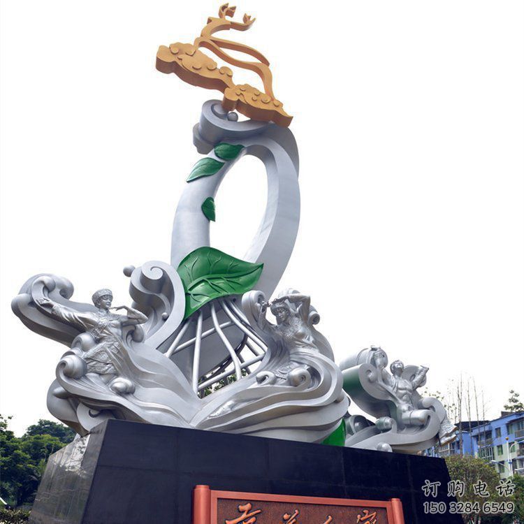 阿克蘇蘭花雕塑承接，城市裝飾，大型蘭花花朵雕塑公司