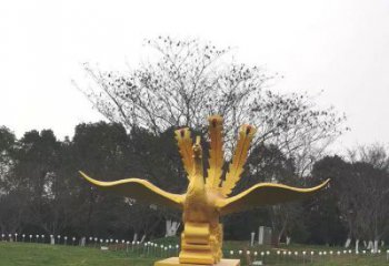 杭州鳳凰雕塑選用，美陳雕塑，鑄銅鳳凰雕塑工藝廠家