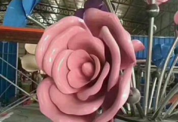 合川牡丹花雕塑工廠優(yōu)選，城市裝飾，牡丹花花朵雕塑供給