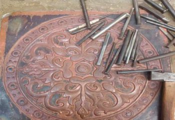 涪陵花卉浮雕精品，鍛銅構(gòu)件，別墅花卉浮雕廠家